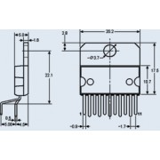 МИКРОСХЕМА TDA2004 zip-11 (DBL1032D)