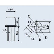 ТРАНЗИСТОР 2Т 208 М Au to-18