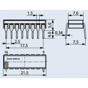 МИКРОСХЕМА КР 556 РТ4 dip-16