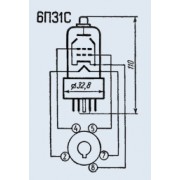 РАДИОЛАМПА 6П31С