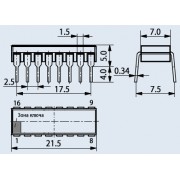 МИКРОСХЕМА КР 1561 ИР14 dip-16