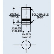 ДИОД SM4007-MIC 1А 1000В do-213ab (S1M)