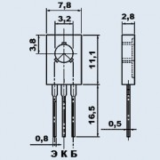 ТРАНЗИСТОР КТ 815 В to-126