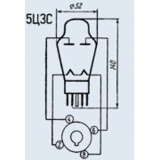 РАДИОЛАМПА 5Ц3С