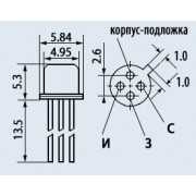 ТРАНЗИСТОР 2П 305 Г Au to-72