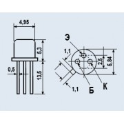 ТРАНЗИСТОР КТ 501 А Au to-18