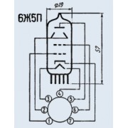 РАДИОЛАМПА 6Ж5П
