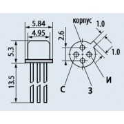 ТРАНЗИСТОР КП 301 Г Au to-72