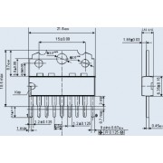 МИКРОСХЕМА TDA7056 sip-9 B