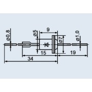 СТАБИЛИТРОН 2С 512 А мет (КС 1N4742A BZV85-12V)