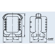 ТРАНСФОРМАТОР ТАН1-220-50К 220В/28В,6,3В,5В 0,19-0,8А