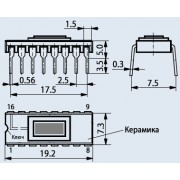 МИКРОСХЕМА К 572 ПА1Б Au dip-16 (572 ПА1Б)