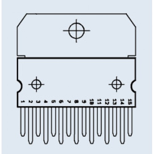 Tda7269a схема включения