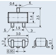 ТРАНЗИСТОР КТ 3130 Б9 sot-23