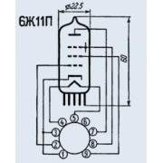 РАДИОЛАМПА 6Ж11П-Е