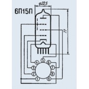 РАДИОЛАМПА 6П15П-ЕВ