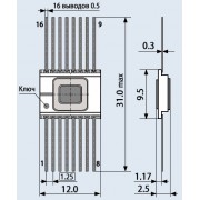 МИКРОСХЕМА 100 ПУ124 Au