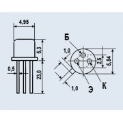 ТРАНЗИСТОР 2Т 203 А Ni to-18