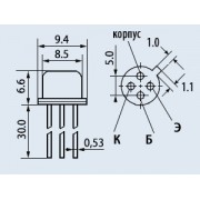 ТРАНЗИСТОР КТ 355 А Au to-33