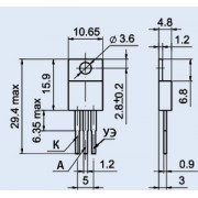 ТИРИСТОР КУ 228 А to-220