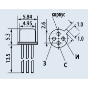 ТРАНЗИСТОР КП 303 И Au to-72