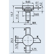 ТРАНЗИСТОР КТ 934 Г sot-120 Au