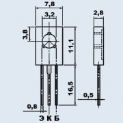 ТРАНЗИСТОР КТ 605 БМ to-126