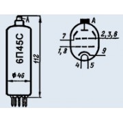 РАДИОЛАМПА 6П45С
