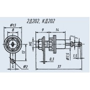 ДИОД КД 202 Р do-5 (2Д)