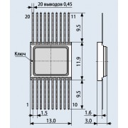 МИКРОСХЕМА КМ 1804 ВА2 dip-20 Au