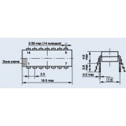 МИКРОСХЕМА УМС 8-04 dip-14