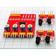МОДУЛЬ датчика препятствий F233-01 4 канала инфракрасный для Arduino