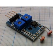 ДАТЧИК освещения 2 канальный с поканальной регулировкой LM393 для ARDUINO