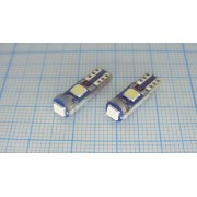 АВТОЛАМПА T5 3х3030 smd W3W W1.2W 12В белая