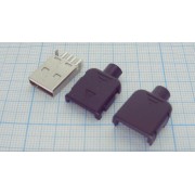 РАЗЪЕМ USB A 2.0 штекер в корпусе