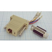 ПЕРЕХОДНИК DB15F-RJ-45