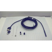 БОРОСКОП 5,2мм 2м мягкий кабель для Android и ПК (USB/MicroUSB/TYPE-C)