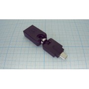 ПЕРЕХОДНИК USB гн - mini USB шт поворотный