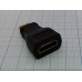 ПЕРЕХОДНИК mini HDMI шт. - HDMI гн. №9-0081 (№5-896G)