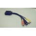 ПЕРЕХОДНИК ML-A-007 VGA - 3RCA + SVHS