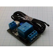 МОДУЛЬ реле термостата 1-канальный 12В с датчиком температуры для Arduino