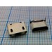 РОЗЕТКА №186 USB micro B-5FS1 на плату вертикальная