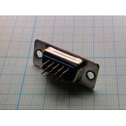 РАЗЪЕМ DS1077-15F розетка 15pin 3 ряда (VGA)