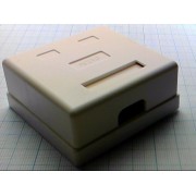 РОЗЕТКА ТЛФ RJ-45х2 №6-032