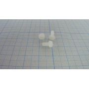 ВИНТ М3 3х6мм пластиковый белый с полукруглой головкой (10шт)