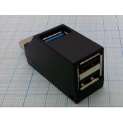 РАЗВЕТВИТЕЛЬ-КОНЦЕНТРАТОР USB 3.0 3 гнезда